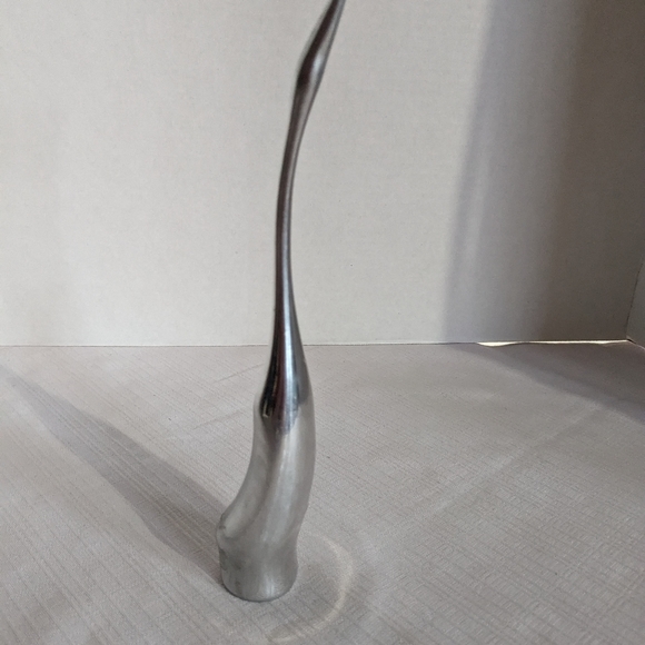 VTG Hoselton Canada 4 Aluminum Animals  Figurines Signed Swan Seal Goose Beaver - Picture 3 of 12